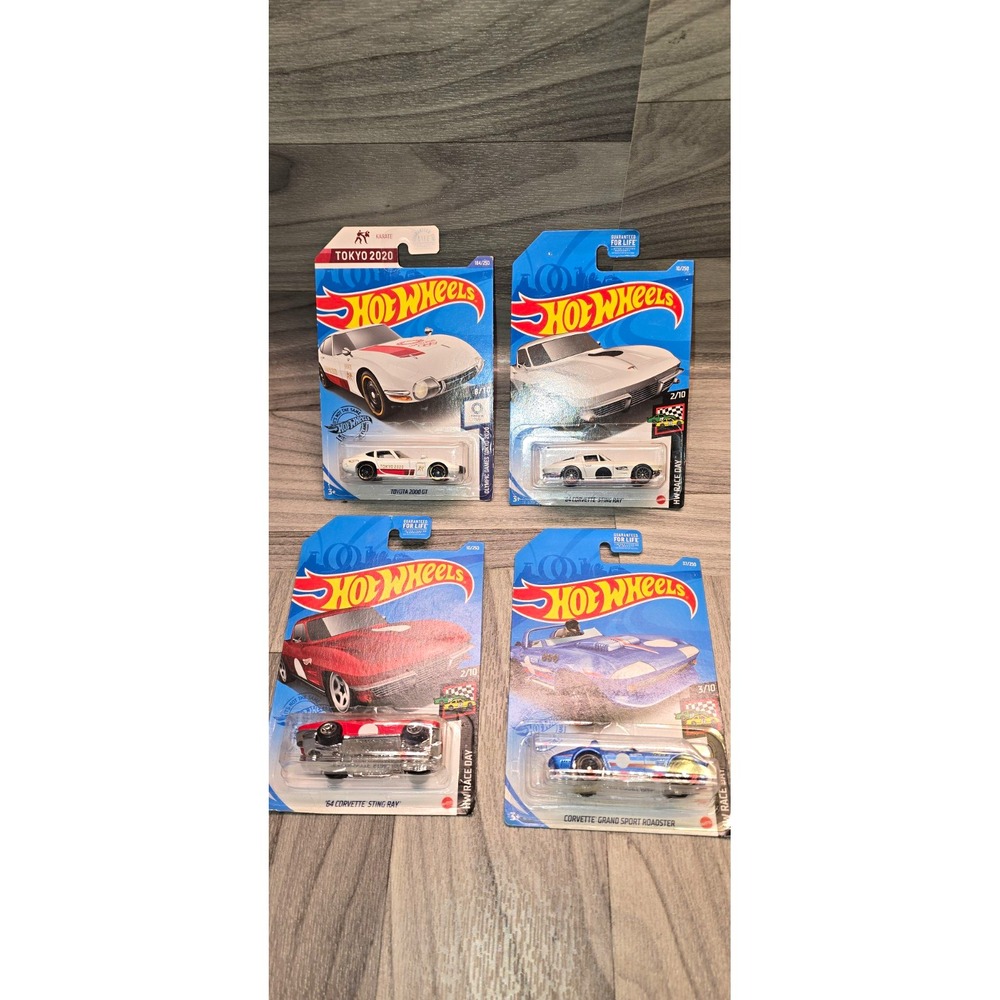 Hot Wheels 1:64 Diecast Car Lot 4 Unopened